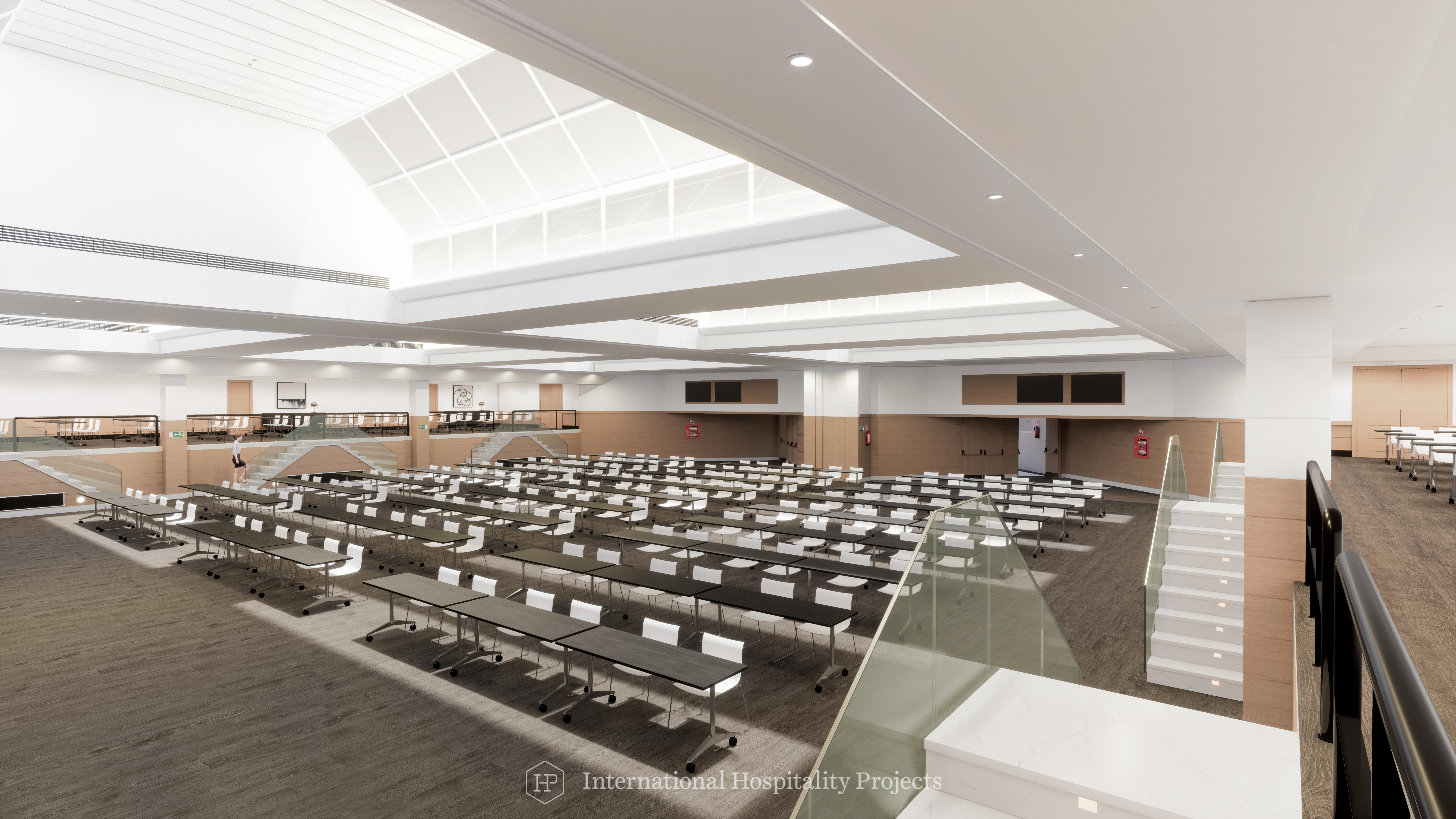 Ilunion Alcora Sevilla Сан-Хуан-де-Аснальфараче Екстер'єр фото 3D rendering of the interior of the new building